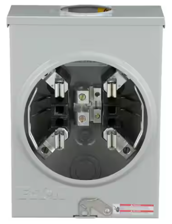 Eaton 125A Meter Socket B Line Overhead