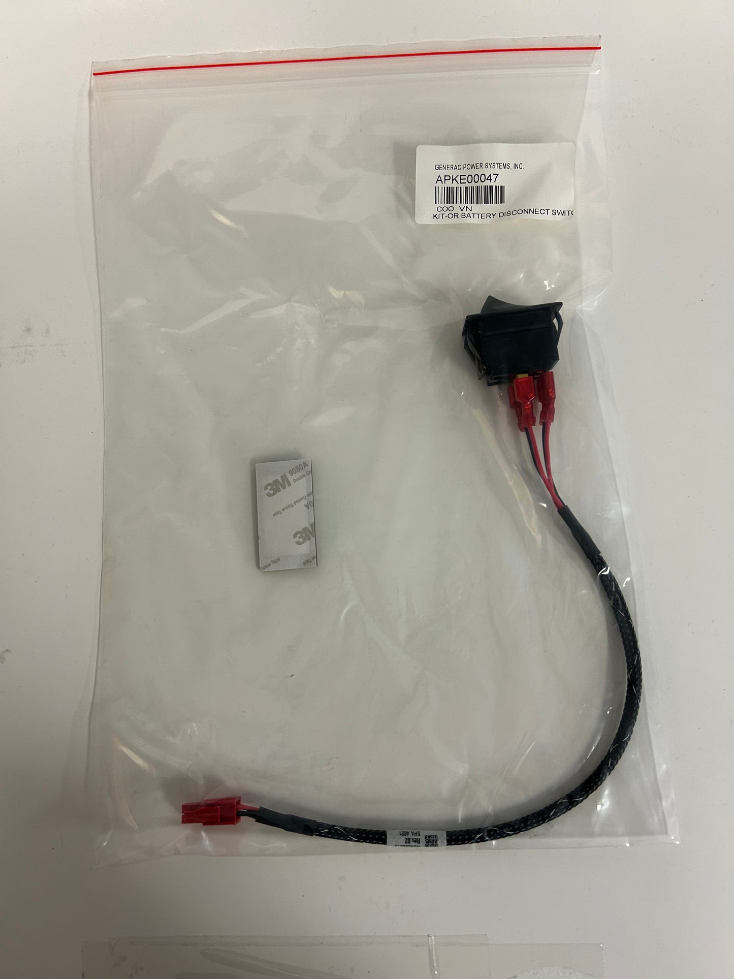 Generac Genuine Part APKE00047 KIT-OR BATTERY DISCONNECT SWITCH