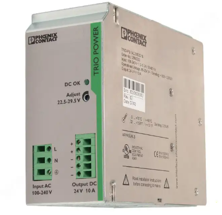 Phoenix Contact TRIO-PS/1AC/24DC/10, PN: 2866323, Power Supply