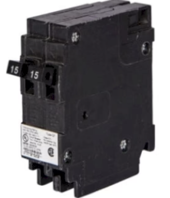 Siemens 15A 120V 1-Pole Type QT Plug-In Duplex Circuit Breaker