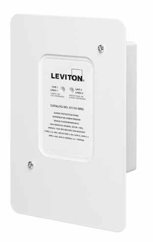 Leviton 51110-SRG Residential Surge Protection Panel