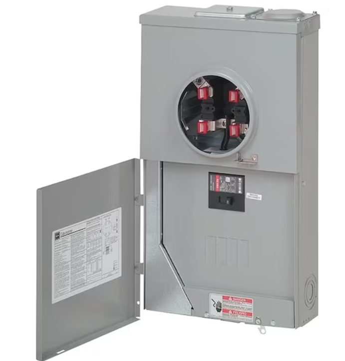 Cutler-Hammer MBT48B200BTSBL Meter Breaker, 120/240 V, 200 A, 4-Space, 8 Circuits