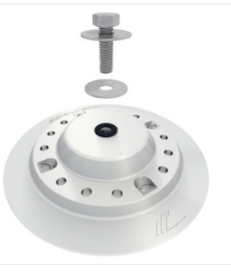 IronRidge FRA-BASE-01-M1, MILL Flat Roof Attachment Base