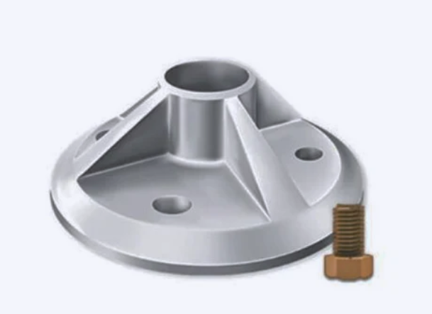 Quick Mount Pv Qbase QM-QBB-01-M1 Post-style Mount With 5/16-18-8 Ss Bolt