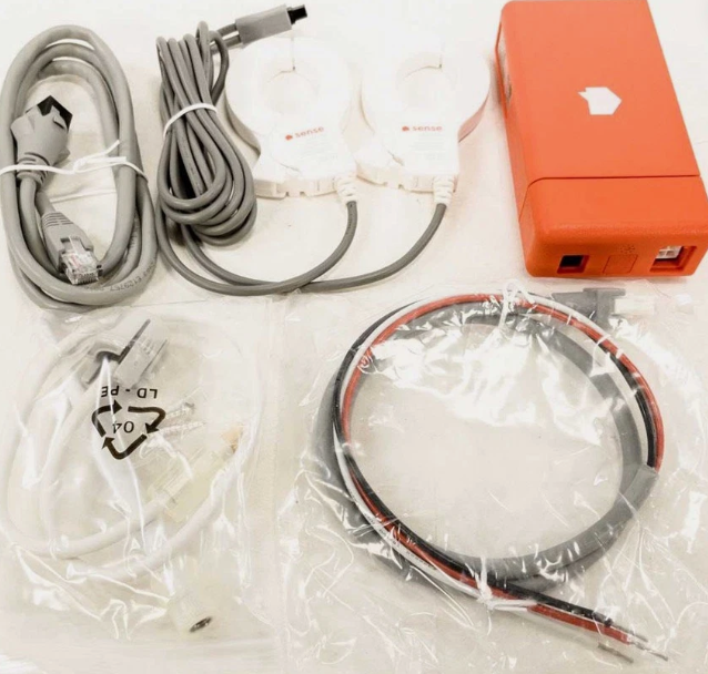 Sense SM3 Home Energy Monitor Model Track Electricity Usage w/CT Solar Clamps