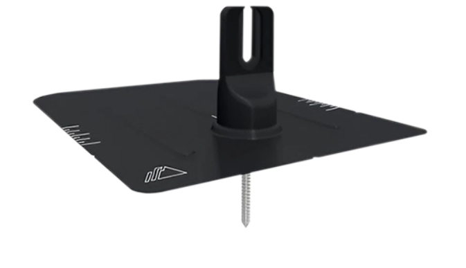 IronRidge FF2-01-B1 FlashFoot2 Kit w/ Club Foot & Black Finish