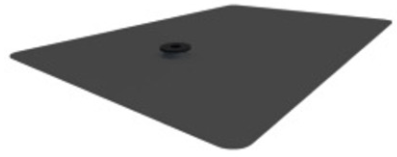 3012020 Solar Flashing, Glv, Blk, 8 x 10"
