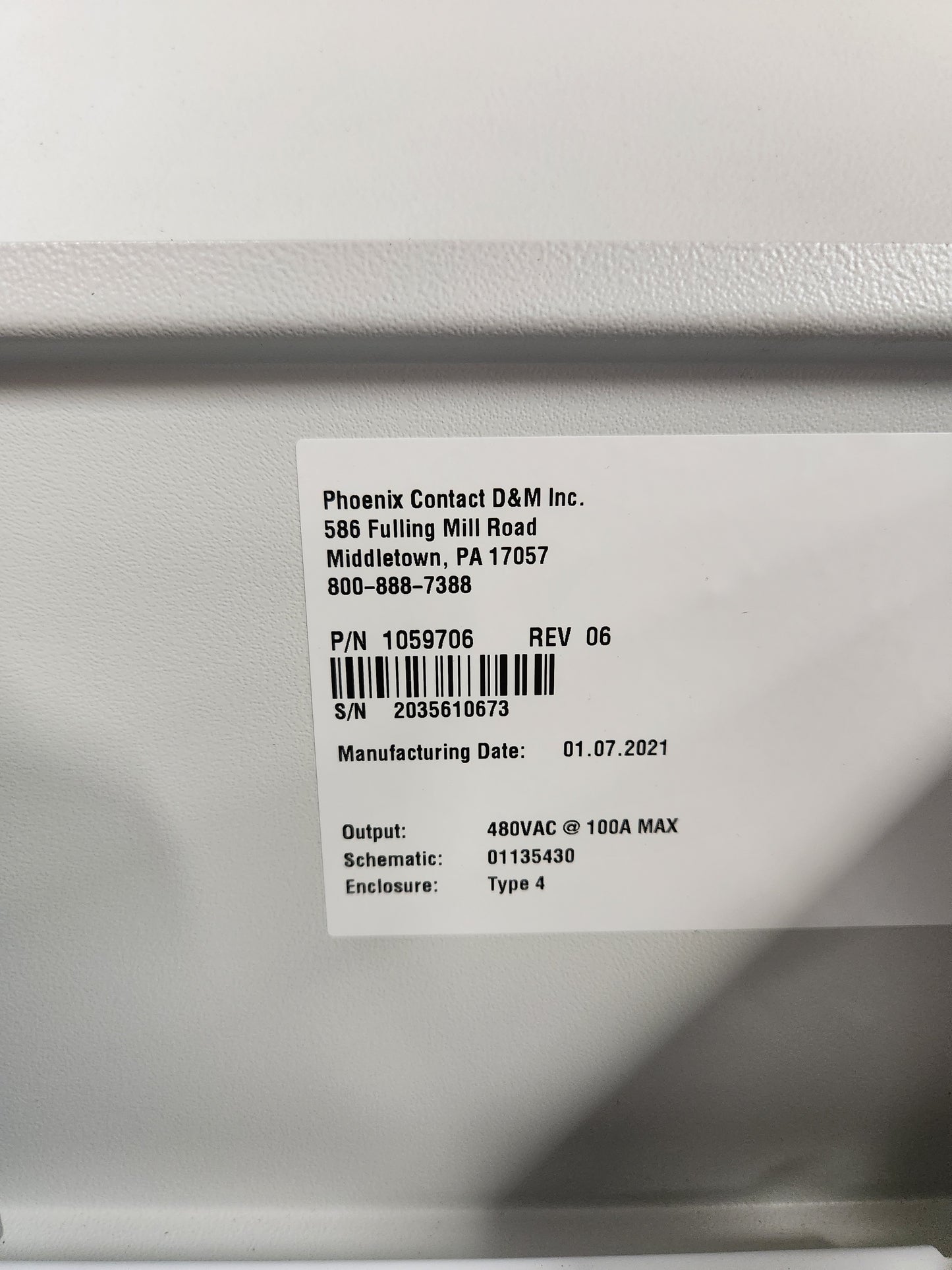 SunPower AC Splice Box 1059706 Phoenix Contact