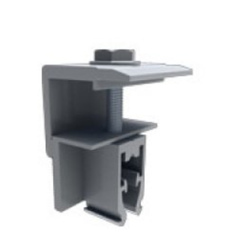 Quick Mount PV End Clamp Silver