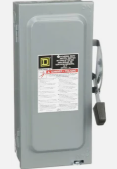 Square D, Fusible, 60A Safety Disconnect, D322N