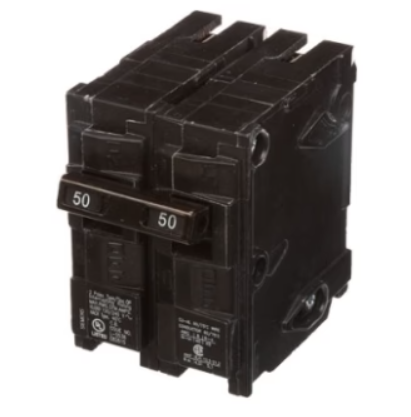 Q250 - Siemens 50 Amp 2-Pole 120/240V Plug-In Type QP Circuit Breaker