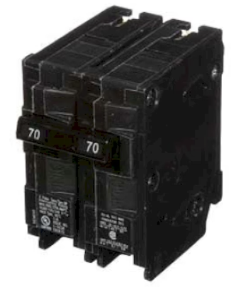 Q270 - Siemens 70 Amp 2-Pole 120/240VAC Plug-In Circuit Breaker