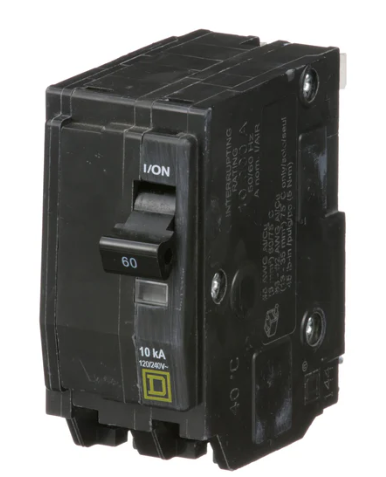 Square D 60 Amp 2 Pole 120/240VAC 10kA