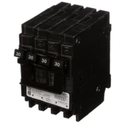 Q23030CT2 - Siemens 30 Amp 120/240V 4-Pole Quad Circuit Breaker