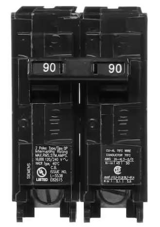 Siemens 90 Amp Double-Pole Type QP Circuit Breaker