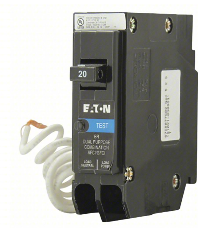 BRP120DF EATON Circuit Breaker: 20 A, 120V AC, Single Phase, 10kA at 120V AC