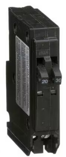 Square D Circuit Breaker, QOT Series, 20/30A