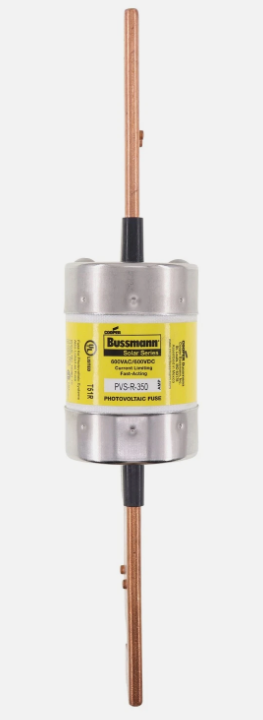 BUSSMANN PVS-R-350 SOLAR BLADE FUSE, CLASS RK5, 600VAC/600VAC, 350-AMP