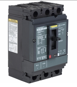 HGL36110LV Molded Case Circuit Breaker 600V, 3 pole, 110A