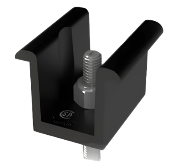 302030D UNIRAC SolarMount Pro Series Universal Mid Clamp Assembly w/ Dark Finish (Box of 20)