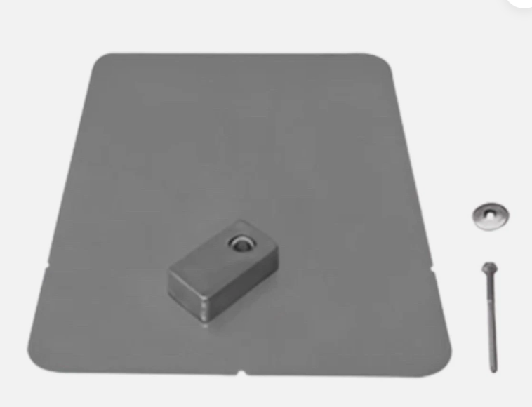 Quick Mount QMCC-A-4, 9x12-inch Conduit Mount w/ Mill Finish