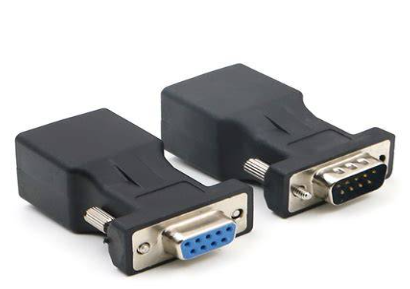 D89 RS232  M/F EXTENDER ADAPTERS W/2PK NETWORK CABLES (6ft)