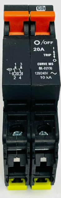 CBI QL-2-13-DM-MS-20A CIRCUIT BREAKER 2POLE 20A - QL29MS20 (ENPHASE BRK-20A-2-240v)