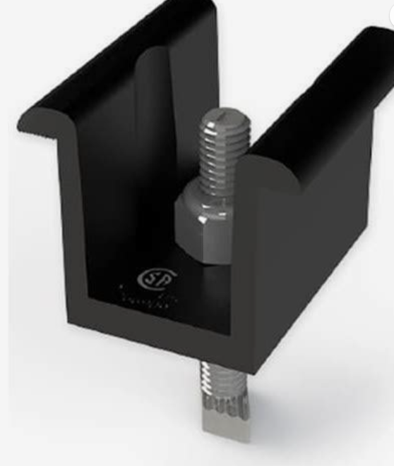UNIRAC 302030D Universal Mid Clamp Assembly w/ Dark Finish (PK of 20)