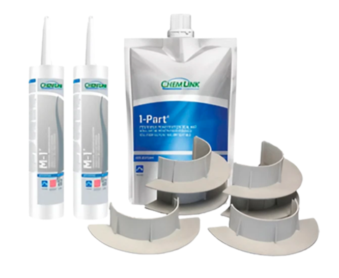 E-Curb 5 inch ID Rectangle Pipe Flashing Curb KIT