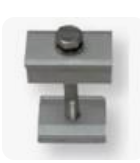 SnapNrack 242-02052 Bonding Mid Clamp 1.50 - 2.00" Clear (BAG of 20)