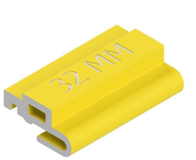 SnapNrack, 232-02494, Universal SkirtRail Spacer, 32MM