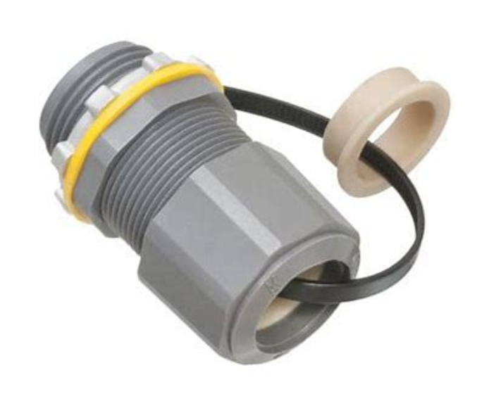 3/4" Low-Profile Strain Relief Non-Metallic Cord Connector