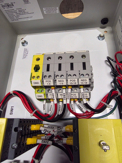 DC combiner, 18 String, Dual MPPT with independent DC Disconnect