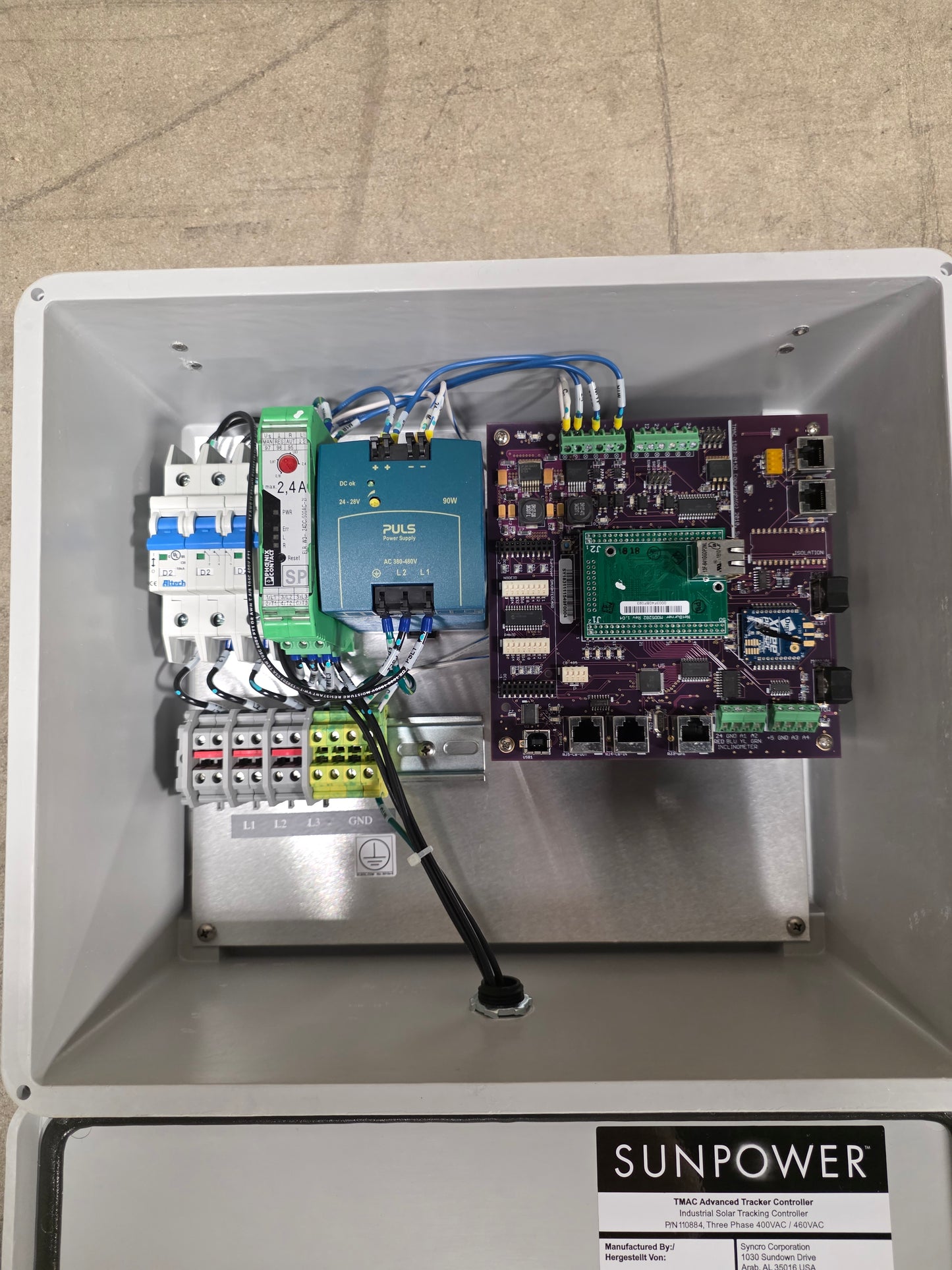Sunpower TMAC Advanced Tracker Controller, Full Assembly, 110884