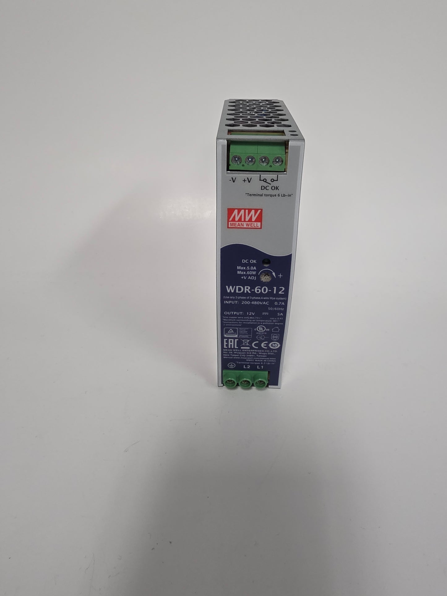 WRD-60-12 DIN Rail Power Supplies 60W 12V 5A