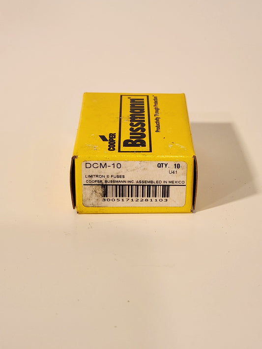 10A Midget Fuse, DCM-10, Box of 10