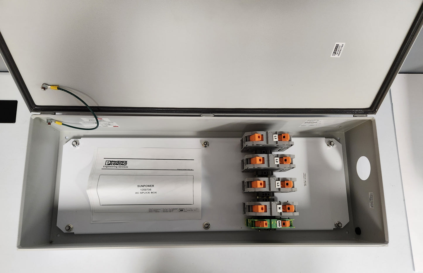 SunPower AC Splice Box 1059706 Phoenix Contact