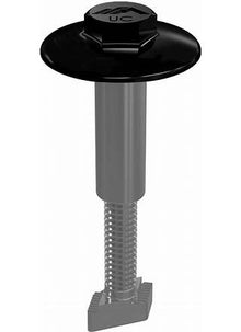 IronRidge Universal Fastening Object, Mid Clamp, Black, UFO-CL-01-B1